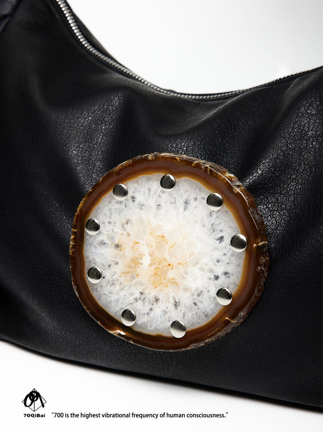Natural Agate Shoulder Bag