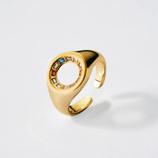 Gold Vitre jewelry by QiBai London