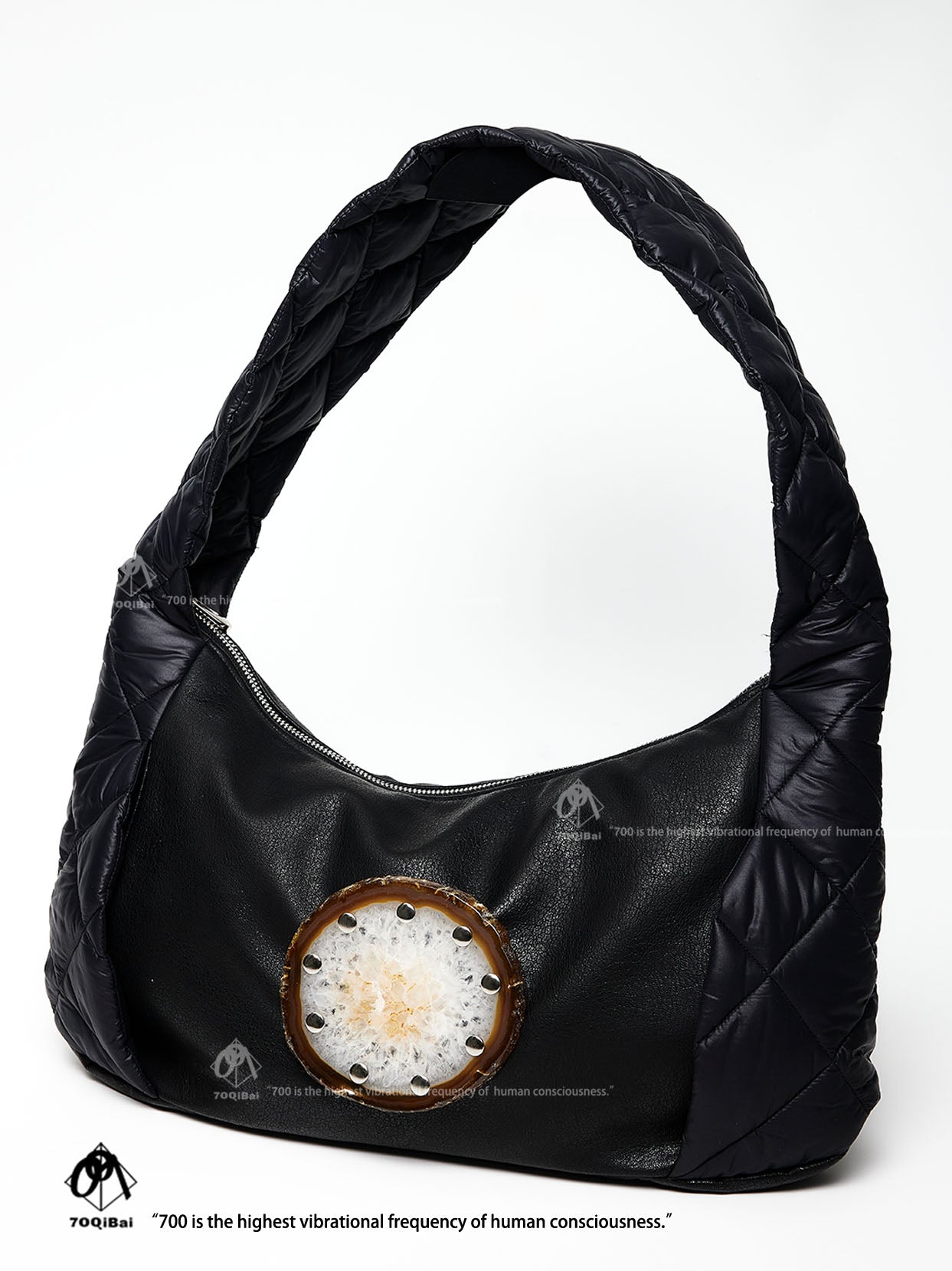 Natural Agate Shoulder Bag