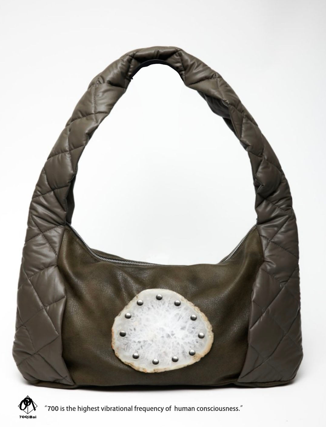Natural Agate Shoulder Bag